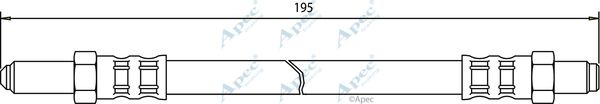 APEC BRAKING Тормозной шланг HOS3105